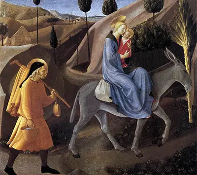 Flight into Egypt Fra Angelico